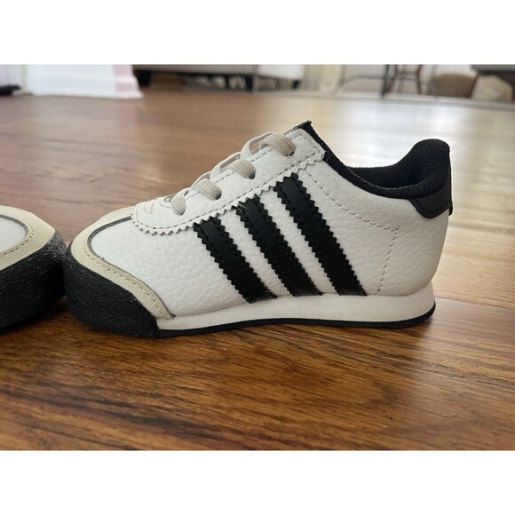 Adidas Samoa I Toddler OG Cloud White-Core Black Size 5.5 Sneakers Ortholite - Picture 7 of 16